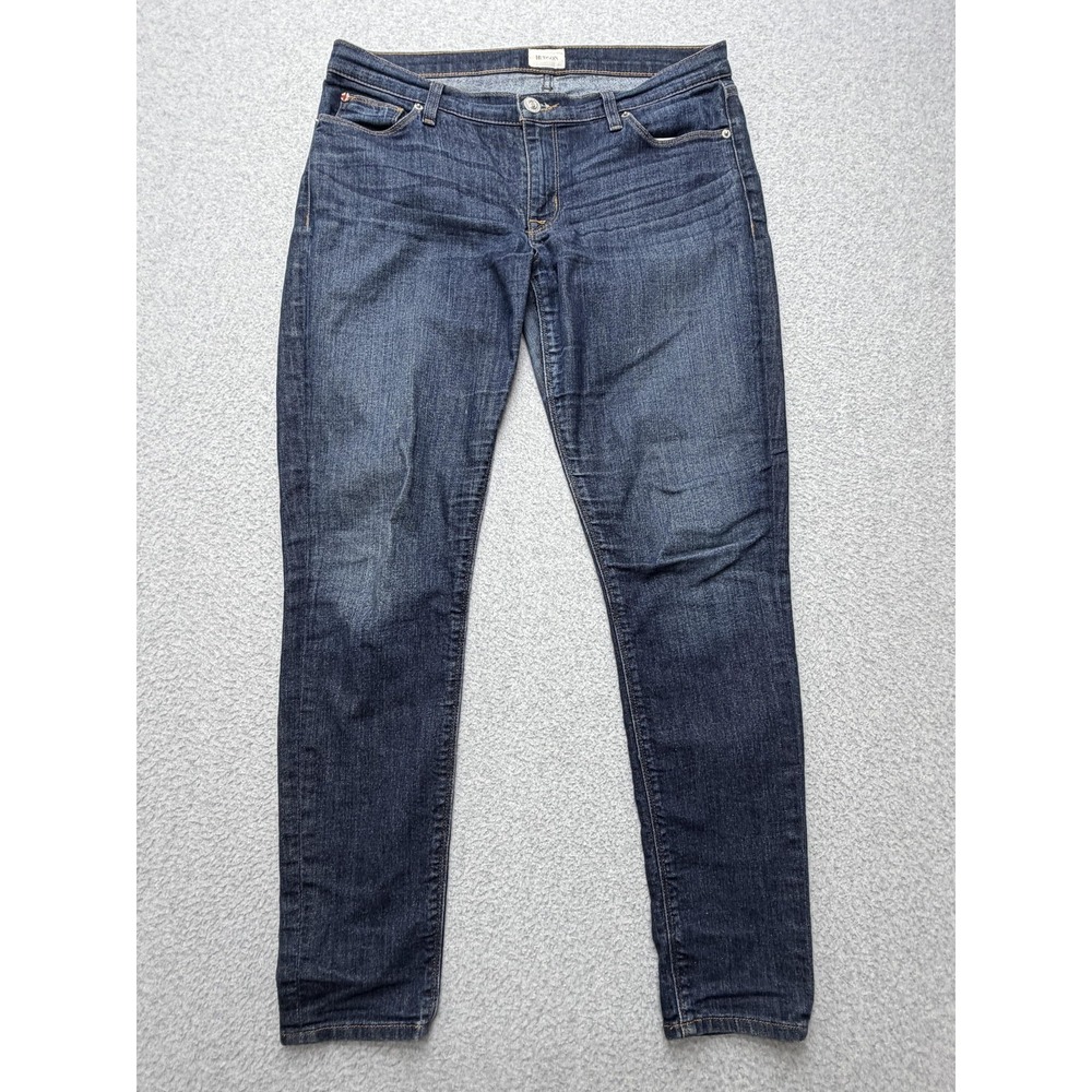 Hudson Krista Super Skinny Jeans Womens 30 Blue Dark Wash Mid Rise Stretch 32x30